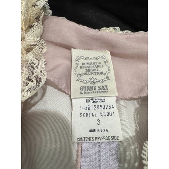 Vtg Gunne Sax Jessica McClintock Romantic Renaissance Bridesmaid Dress Sz 3 - Picture 10 of 13